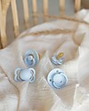 BIBS Set di 4 Ciucci Collezione Try-It - Celeste - Privo di BPA PVC e Ftalati Ciucci