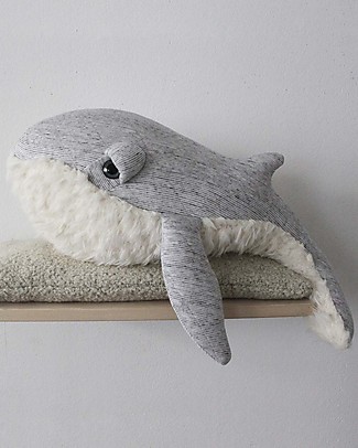 BigStuffed Pupazzo Balena - Nonno - 56 cm - Made in France Peluche