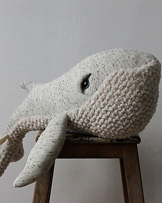 BigStuffed Pupazzo Balena Piccolo Original - 56 cm - Made in France Peluche