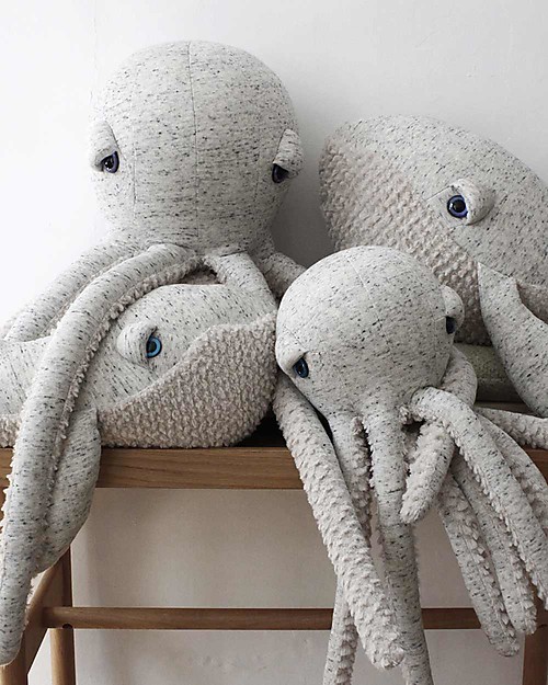 BigStuffed Pupazzo Polpo - Original - 60 cm - Made in France Peluche