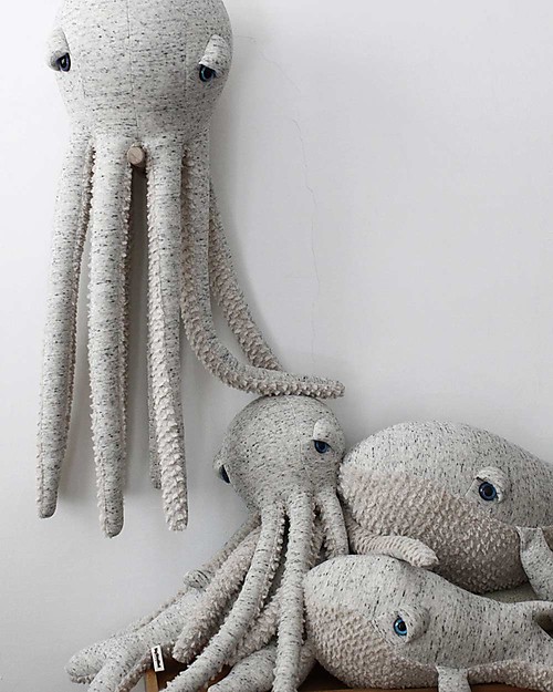BigStuffed Pupazzo Polpo - Original - 60 cm - Made in France Peluche