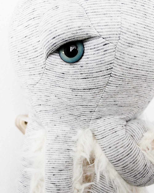 BigStuffed Pupazzo Polpo Piccolo - Nonno - 60 cm - Made in France Peluche