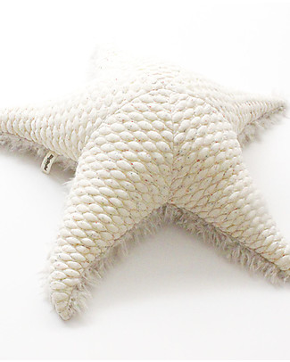 BigStuffed Pupazzo Stella Marina Piccolo - Albino - 17 cm - Made in France Peluche