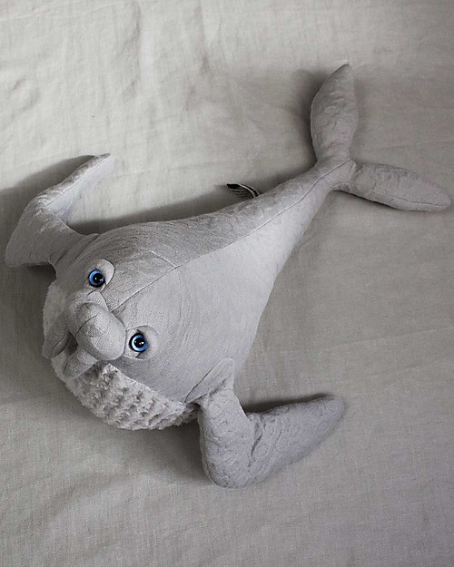 BigStuffed Pupazzo Tricheco Piccolo - 46 cm - Made in France Peluche