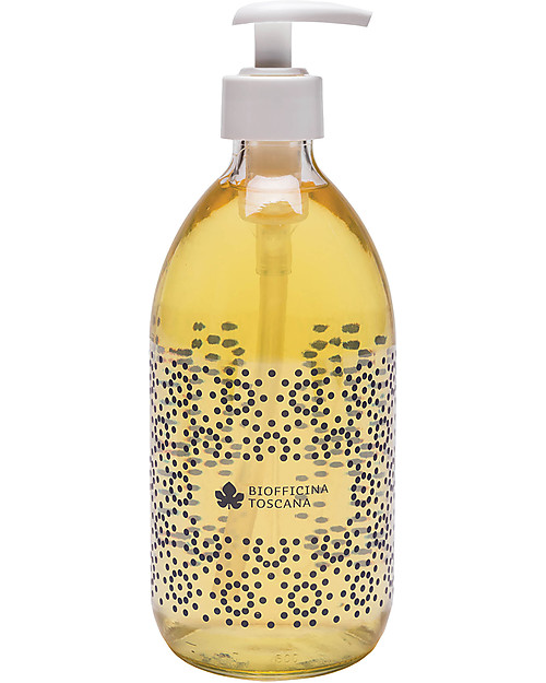 Biofficina Toscana Detergente Delicato in Vetro - 500 ml - Per Corpo e Igiene intima Creme e Olii