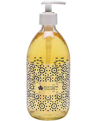 Biofficina Toscana Detergente Delicato in Vetro - 500 ml - Per Corpo e Igiene intima Detergenza