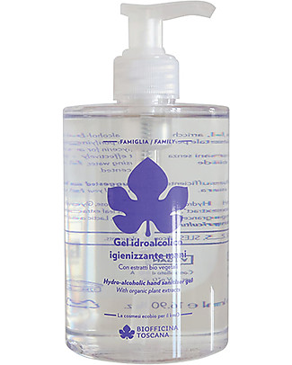 Biofficina Toscana Gel Idroalcolico Igienizzante Mani - 500 ml - Aroma di Lavanda Detergenza