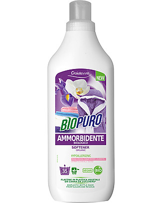 Biopuro Biopuro Ammorbidente - 1000 ml - Orchidea Bianca e Iris Detergenti per Bucato