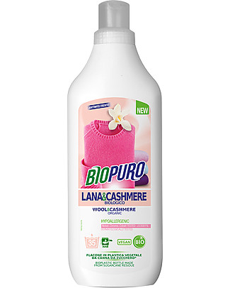Biopuro Detergente Lana & Cashmere - 1000 ml - Vaniglia Profumatori
