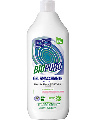 Biopuro Gel Smacchiante - 500 ml - Additivo per Bucato all'Ossigeno Attivo Detergenza Casa