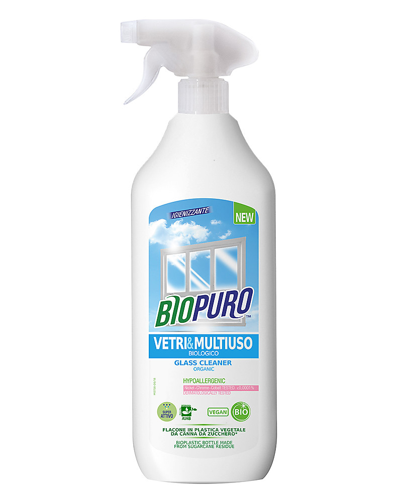 Biopuro Spray per Vetri e Superfici - 500 ml - Pulisce ed Igienizza nd