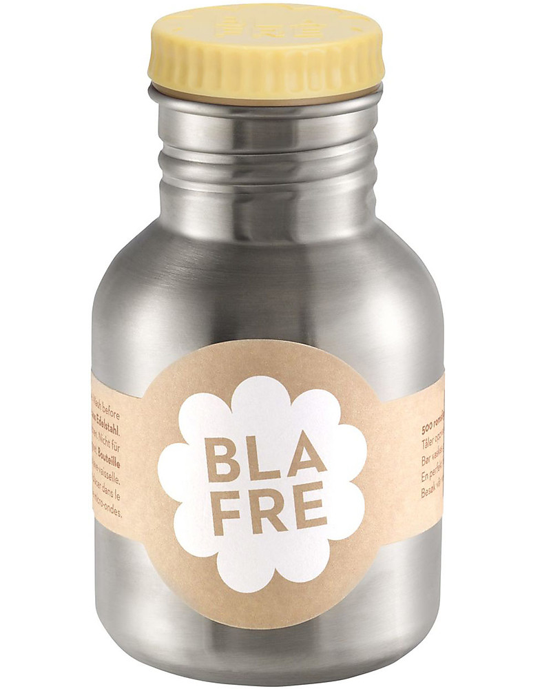 Blafre Borraccia in Acciaio Inox 300 ml, Giallo - Senza BPA né ftalati!  unisex (bambini)