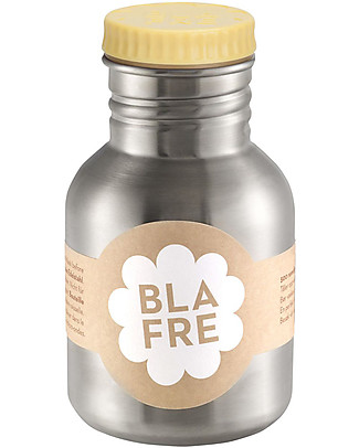 Blafre Borraccia in Acciaio Inox 300 ml, Giallo - Senza BPA né ftalati! Borracce Metallo