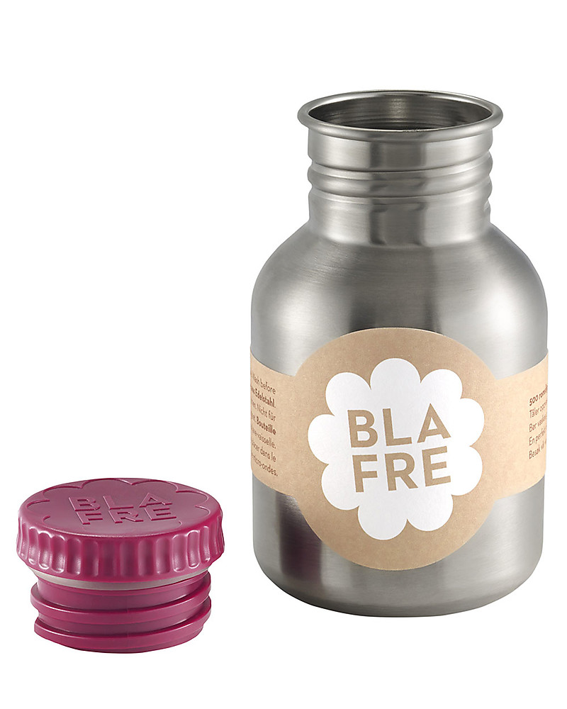 Blafre Borraccia in Acciaio Inox 300 ml, Prugna - Senza BPA né ftalati!  unisex (bambini)