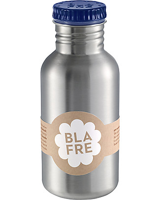 Blafre Borraccia in Acciaio Inox 500 ml, Blu Notte - Senza BPA né ftalati! Borracce Termiche