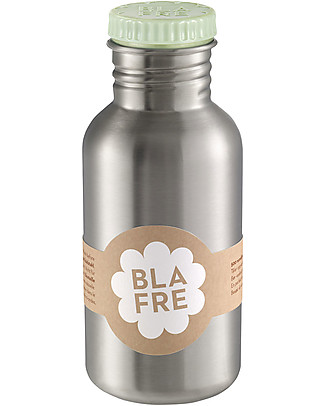 Blafre Borraccia in Acciaio Inox 500 ml, Verde Chiaro - Senza BPA né ftalati! Borracce Metallo