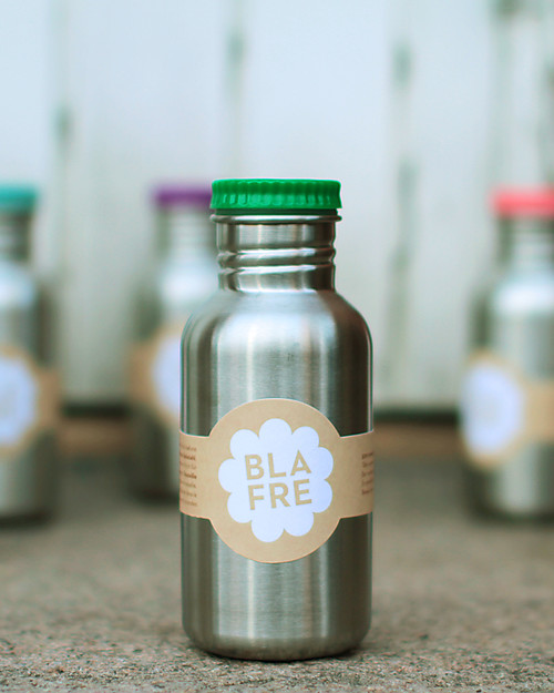 Blafre Borraccia in Acciaio Inox 500 ml, Verde - Senza BPA né ftalati! Borracce non Termiche