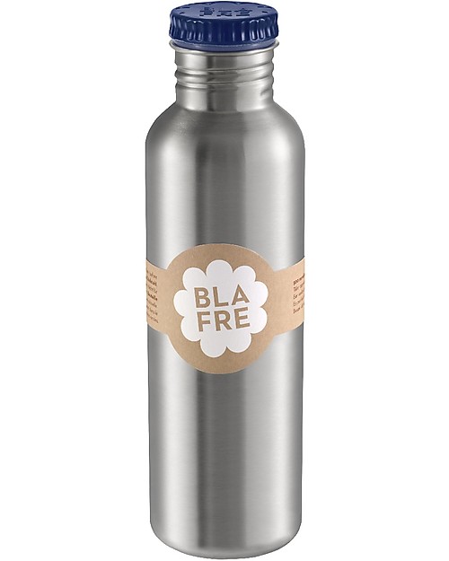 Blafre Borraccia in Acciaio Inox 750 ml - Blu scuro - Senza BPA né ftalati! Borracce non Termiche