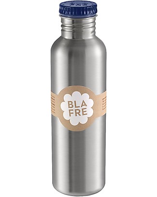 Blafre Borraccia in Acciaio Inox 750 ml - Blu scuro - Senza BPA né ftalati! Borracce non Termiche