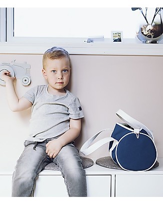 Blafre Borsone Bimbi e Adulti 35 x 20 cm, Blu - Impermeabile con Tracolla! Borse Tracolla & Marsupi