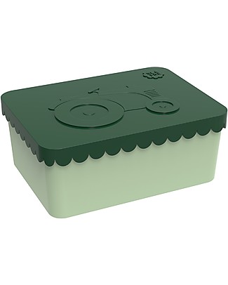 Blafre Porta Pranzo Trattore 14 x 10 x 6 cm - Senza BPA o ftalati Contenitori Latte e Snack