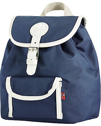 Blafre Zainetto Bimbi 25 x 26 x 25,5 cm, Blu - Impermeabile, inserti in pelle null