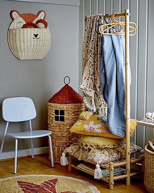 Bloomingville Appendiabiti a Vista - Christianna - Naturale - Bambù Appendiabiti