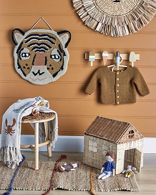 Bloomingville Appendiabiti Gelati in Legno di Faggio - Multicolore Appendiabiti