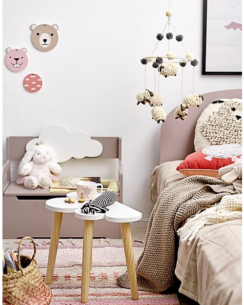 Bloomingville Cassapanca Portagiochi, Marrone - MDF Panche