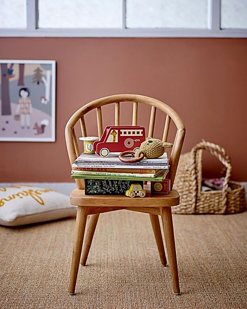 Bloomingville Cesta per Bambole Nuam - Naturale - Erba Bankuan Accessori Bambole