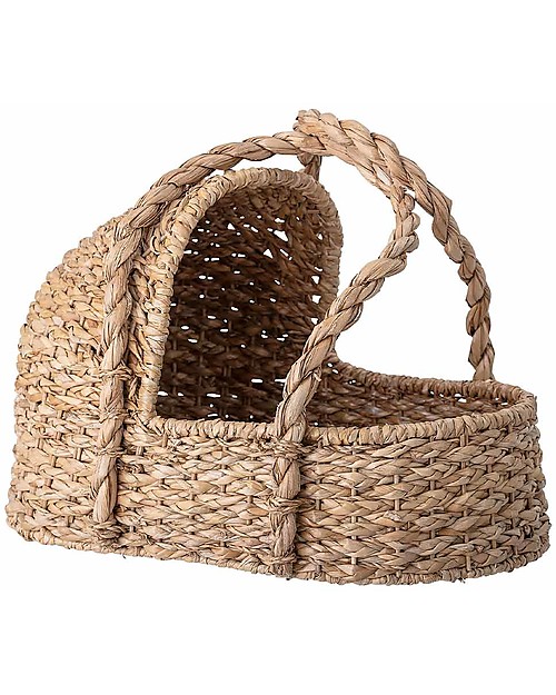 Bloomingville Cesta per Bambole Nuam - Naturale - Erba Bankuan Accessori Bambole