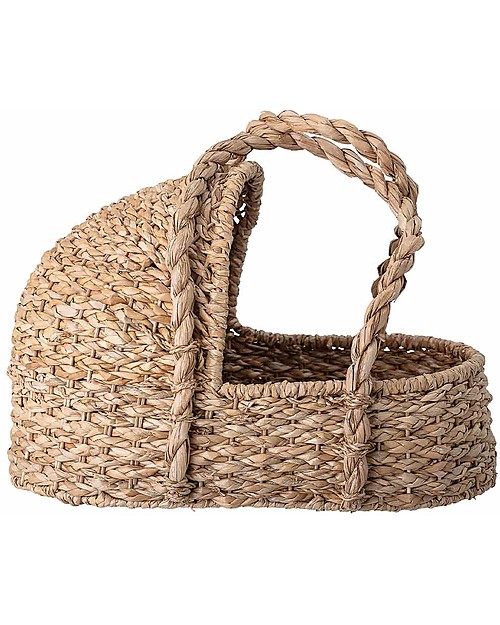 Bloomingville Cesta per Bambole Nuam - Naturale - Erba Bankuan Accessori Bambole