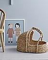 Bloomingville Cesta per Bambole Nuam - Naturale - Erba Bankuan Accessori Bambole