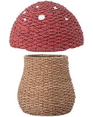 Bloomingville Cesto Portatutto con Coperchio - Fungo Contenitori Porta Giochi_