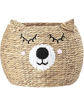 Bloomingville Cesto Portatutto, Orso - Giacinto d'Acqua Contenitori Porta Giochi