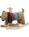 Bloomingville Charlie Cane a Dondolo - Legno di Pioppo - 66x51x34 cm Cavalcabili
