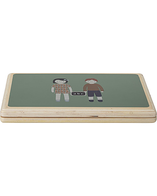 Bloomingville Computer Giocattolo in Legno con Lavagnetta, bambini - Natural Lavagnette