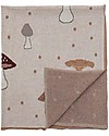 Bloomingville Coperta in Cotone Fraja Funghi - Naturale - 81x97 cm Swaddle di Mussola