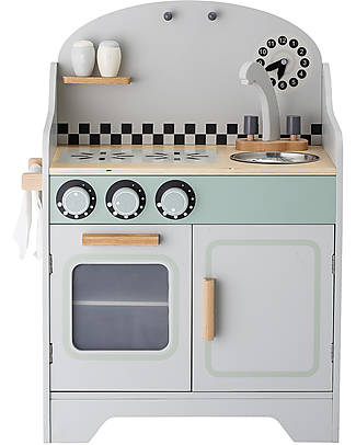 Bloomingville Cucina Giocattolo in Legno - Con Forno e Sportello Apribili! Cucine Giocattolo