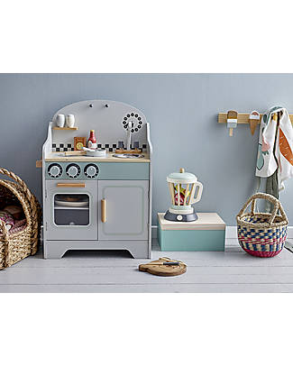 Bloomingville Cucina Giocattolo in Legno - Con Forno e Sportello Apribili! Cucine Giocattolo