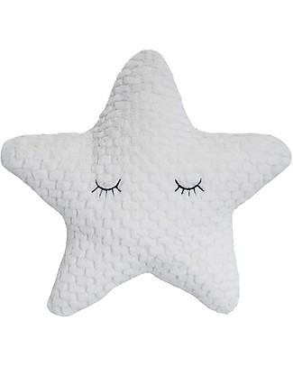 Bloomingville Cuscino a Forma di Stella, Bianco - 35 cm Cuscini Arredo_