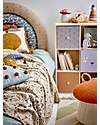 Bloomingville Cuscino Moony Mobile - Marrone - 27x23x6 cm - Tessuto Morbido e Liscio Cuscini Arredo