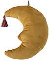 Bloomingville Cuscino Moony Mobile - Marrone - 27x23x6 cm - Tessuto Morbido e Liscio Cuscini Arredo