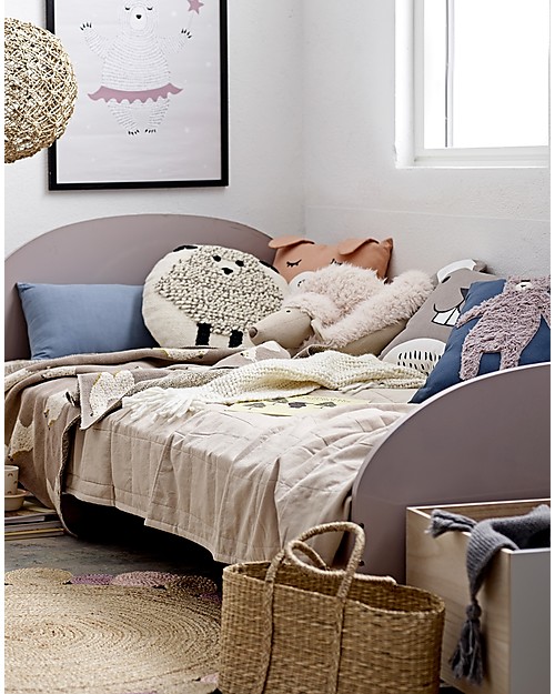 Bloomingville Cuscino Pecorella, 45 cm - Lana Cuscini Arredo