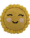 Bloomingville Cuscino Vigge Sole - Giallo - Cotone Cuscini Arredo
