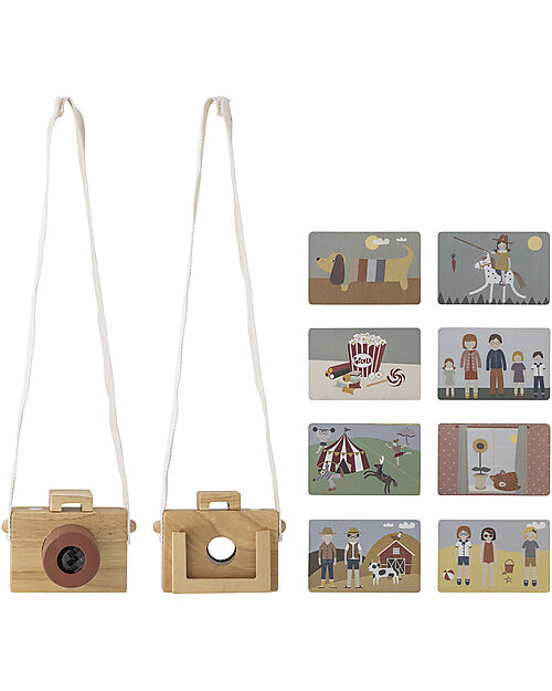 Bloomingville Dalton Macchina Fotografica Giocattolo - Legno - FSC® 100% - dai 2 Anni Far finta di
