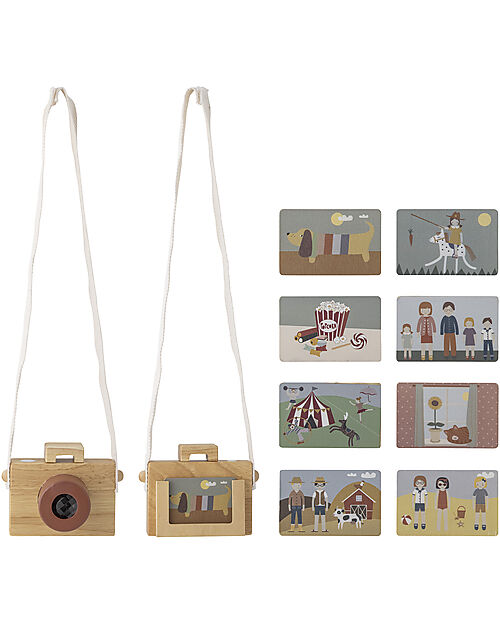 Bloomingville Dalton Macchina Fotografica Giocattolo - Legno - FSC® 100% - dai 2 Anni Far finta di