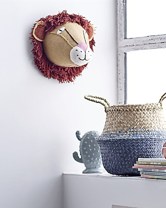 Bloomingville Decorazione da Muro, Leone - 30 x 20 cm Decorazioni da Parete