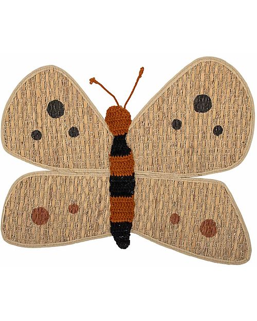 Bloomingville Decorazione da Parete Soffi - Natura - Rafia di Giacinto d'Acqua Decorazioni da Parete