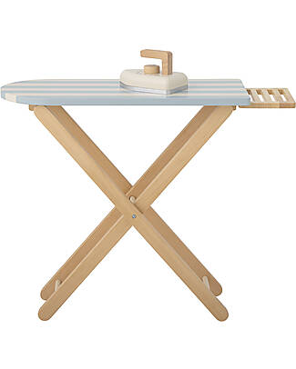 Bloomingville Ferro e Asse da Stiro in Legno Sande - Blu - FSC® 100% Far finta di